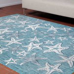Carmel Starfish Indoor/Outdoor Rug Aqua