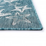 Carmel Starfish Indoor/Outdoor Rug Aqua