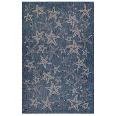 Carmel Starfish Indoor/Outdoor Rug Navy