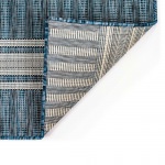 Carmel Stripe Navy Indoor/Outdoor Rug