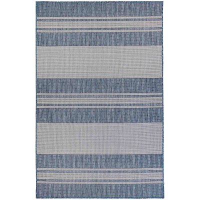 Carmel Stripe Navy Indoor/Outdoor Rug