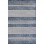 Carmel Stripe Navy Indoor/Outdoor Rug