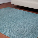 Carmel Texture Stripe Indoor/Outdoor Rug - Aqua