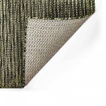 Carmel Texture Stripe Green Indoor/Outdoor Rug