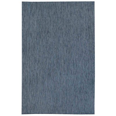 Carmel Texture Stripe Navy Indoor/Outdoor Rug