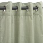 Sunbrella® Cast Oasis with Nickel Plated Grommets - 50 in x 84 in