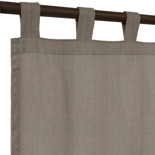 Sunbrella® Cast Shale with Tabs - 50 in. x 120 in.