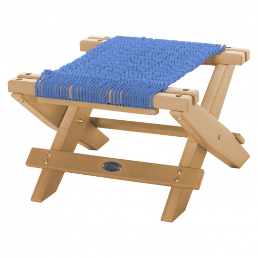 DURAWOOD® Poly Cedar Folding DURACORD® Rope Footstool