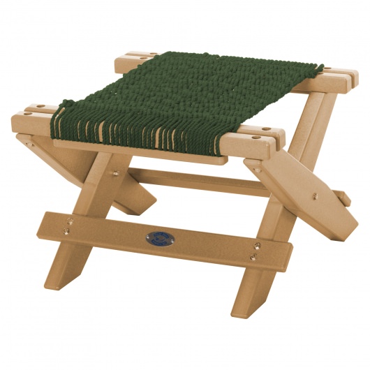 DURAWOOD® Poly Cedar Folding DURACORD® Rope Footstool