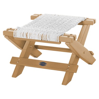 DURAWOOD® Poly Cedar Folding DURACORD® Rope Footstool