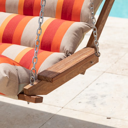 Sunbrella Gateway Tamale Cumaru Cushioned Double Swing
