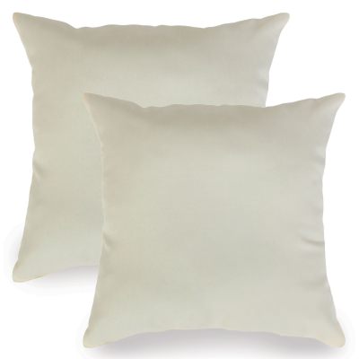 Cream Indoor/Outdoor Throw Pillow - Set of Two