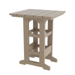 DURAWOOD® Poly Square Counter Height Table - 28 in. x 26 in.