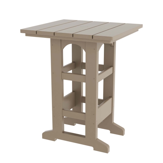 DURAWOOD® Poly Square Counter Height Table - 28 in. x 26 in.