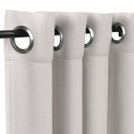 Sunbrella® Canvas Canvas with Satin Nickel Grommets - 50 in. x 96 in. w/ Stabilizing Grommets