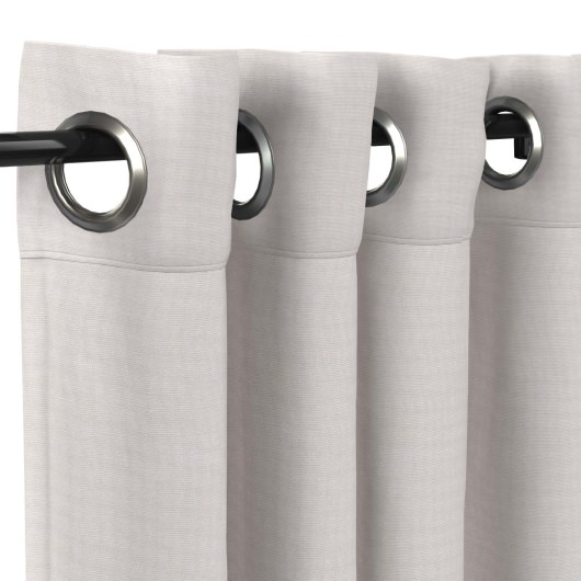 Sunbrella® Canvas Canvas with Satin Nickel Grommets - 50 in. x 96 in. w/ Stabilizing Grommets