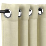 Sunbrella® Linen Canvas with Nickel Grommets - 50 in. x 96 in. w/ Stabilizing Grommets