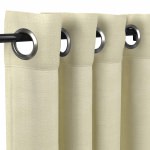 Sunbrella® Linen Canvas with Satin Nickel Grommets - 50 in. x 120 in.