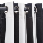 Striped Outdoor Curtains Dfohome
