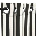 Sunbrella® Cabana Classic with Nickel Plated Grommets - 50 in. x 84 in.