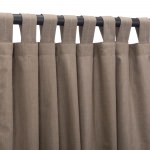 Sunbrella® Cast Shale with Tabs - 50 in. x 96 in.