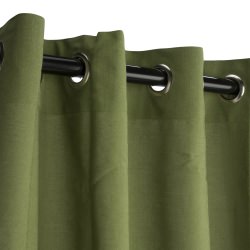 Sunbrella Spectrum Cilantro Outdoor Curtain with Grommets
