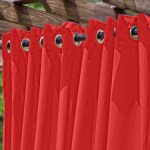 Rosso Extra Wide Outdoor Curtain