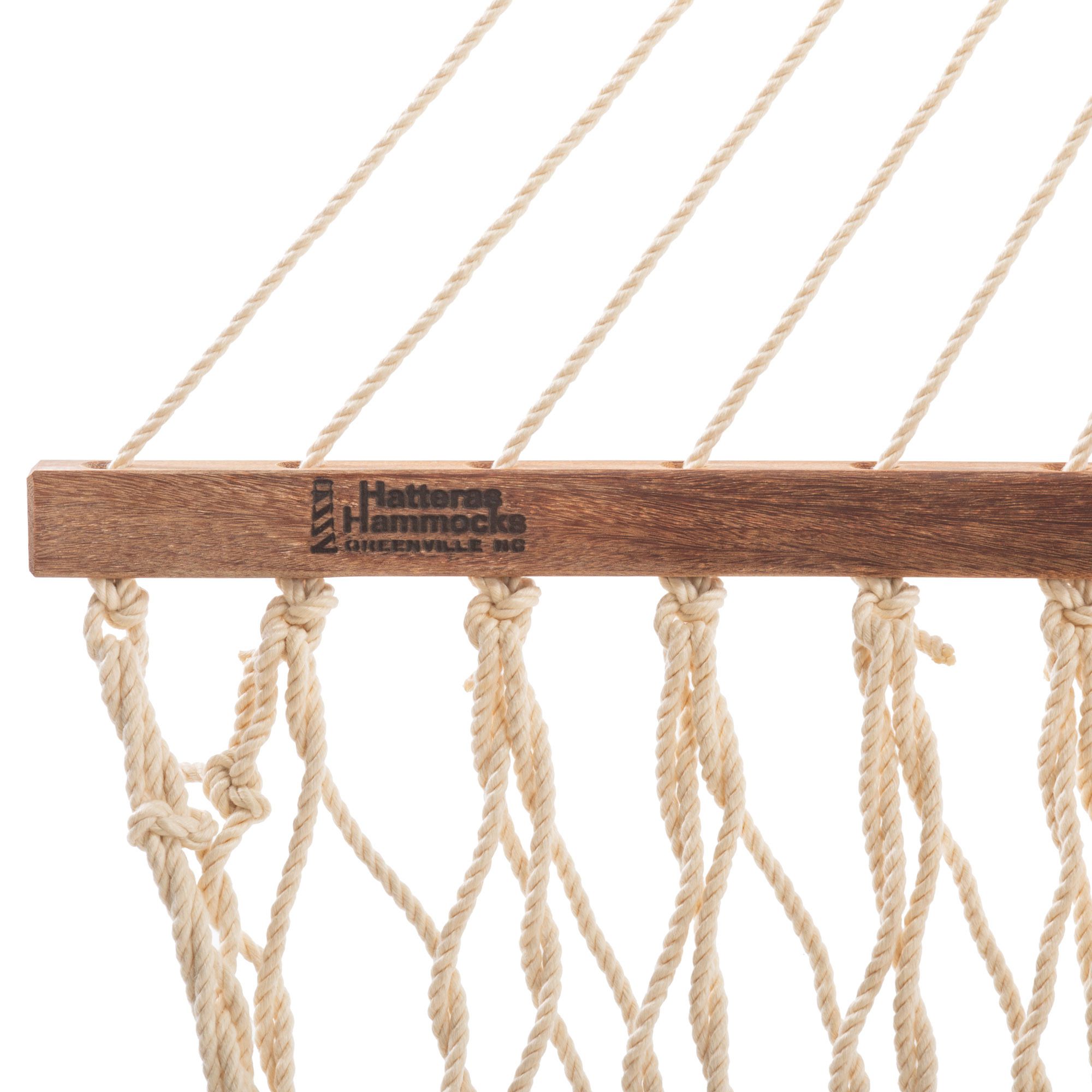 Small DuraCord Rope Hammock in Antique Brown