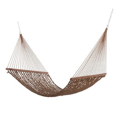 DURACORD® Large Rope Hammock - Antique Brown