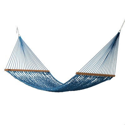 Large DuraCord Rope Hammock - Coastal Blue