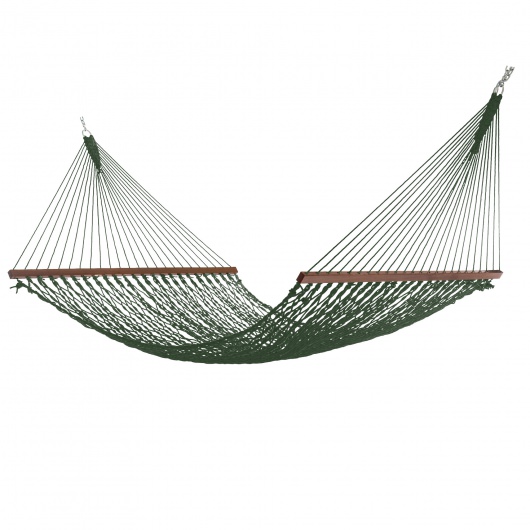 Deluxe DURACORD® Rope Hammock with TRI-BEAM® Metal Stand and Optional Hammock Pillow