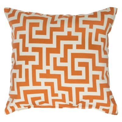 Tangerine Keyes Outdoor Throw Pillow 18 in. x 18 in. Square