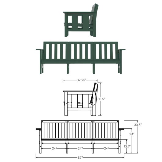 DURAWOOD® Comfort Sofa
