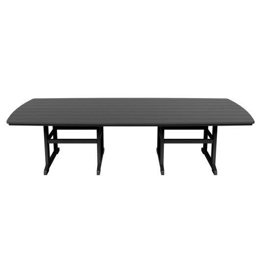 DURAWOOD® Poly Dining Table 44.5 in. x 120 in. - Black