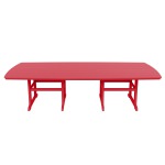 DURAWOOD® Poly Dining Table 44.5 in. x 120 in. - Red