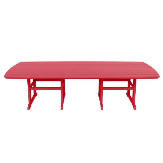 DURAWOOD® Poly Dining Table 44.5 in. x 120 in. - Red