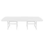 DURAWOOD® Poly Dining Table 44.5 in. x 120 in. - White