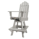 DURAWOOD® Poly Classic Counter Height Swivel Chair