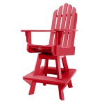 DURAWOOD® Poly Classic Counter Height Swivel Chair