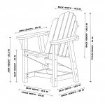 DURAWOOD®  3 Piece Essentials Conversation Chair and Tete-A-Tete Set
