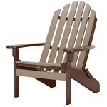 DURAWOOD® Poly Essentials Folding Adirondack Chair