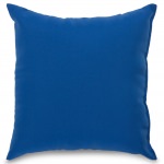 Royal Blue Outdoor Throw Pillow 16 in. x 16 in. Square