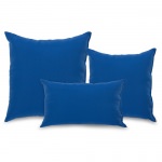 Royal Blue Outdoor Throw Pillow