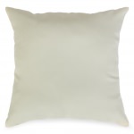 Cream Outdoor Throw Pillow 19 in. x 19 in. Square