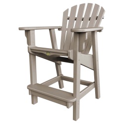 DURAWOOD® Poly Crescent Counter Height Chair