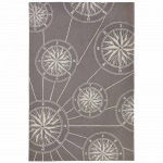 Frontporch Compass Indoor/Outdoor Rug - Grey