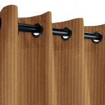 Sunbrella Canvas Cork Outdoor Curtain with Tabs 50 in. x 108 in.
