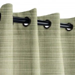 Sunbrella® Dupione Laurel with Tabs - 50 in x 96 in