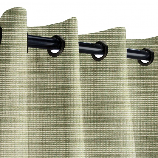 Sunbrella® Dupione Laurel with Tabs - 50 in x 96 in