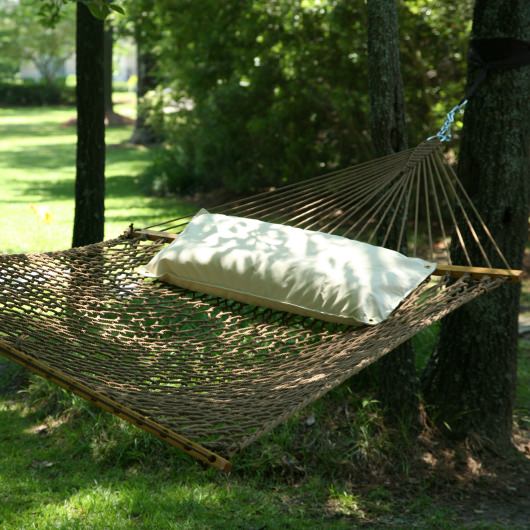DURACORD® Deluxe Rope Hammock - Antique Brown